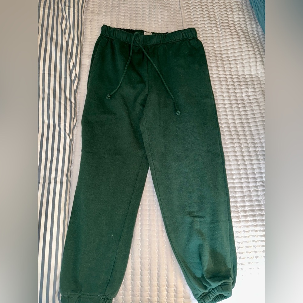 Forest green cotton on jogger/sweatpants